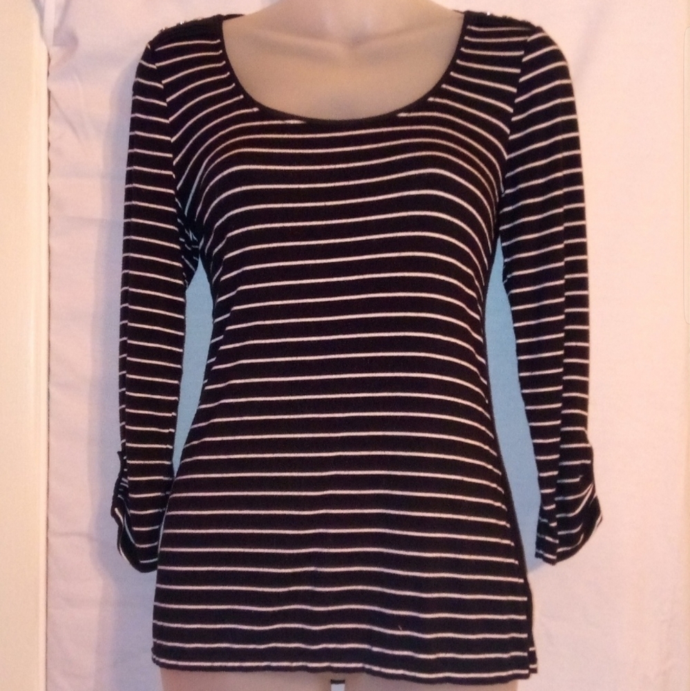 WHBM 💎 Striped Blouse size Small
